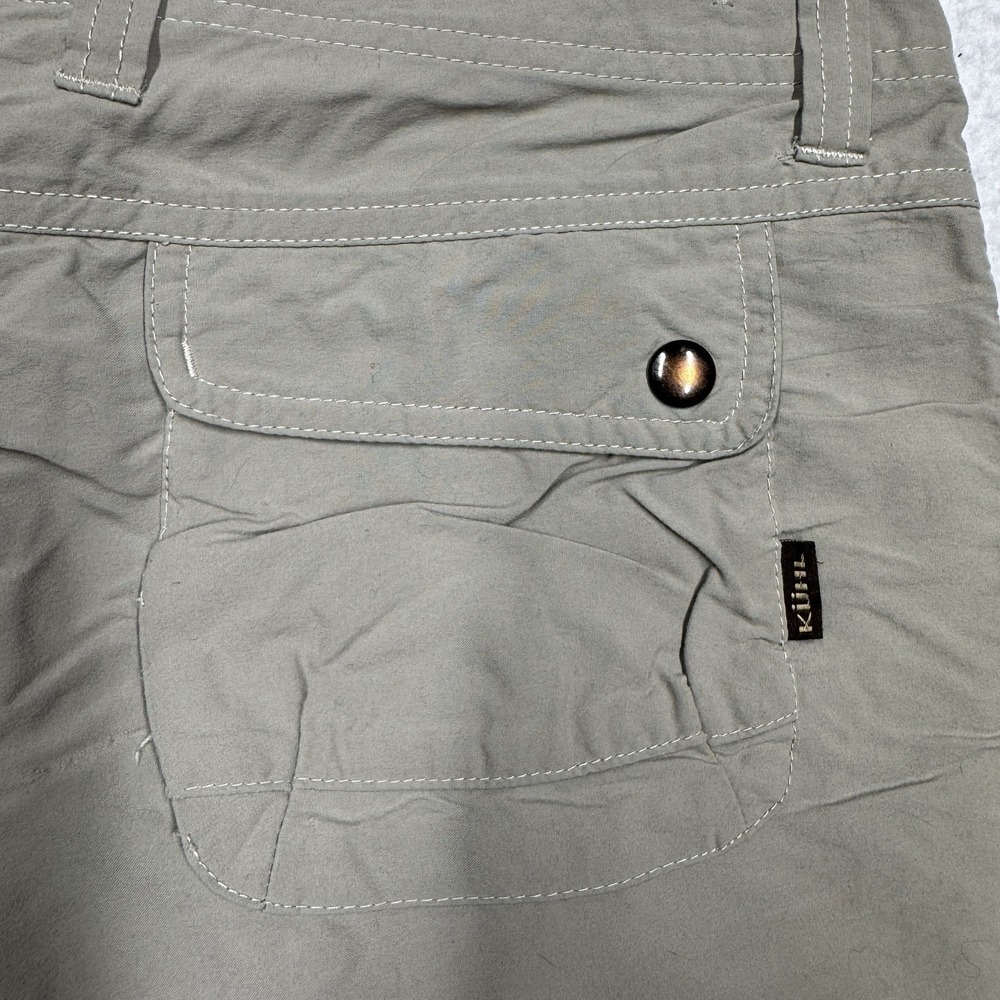 Kuhl Cargo Shorts Hiking Outdoor Casual Tan Beige Women's Size 4 (30x8) - Picture 10 of 11